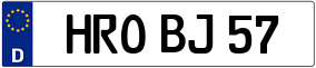 Truck License Plate